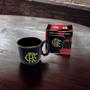 Imagem de Caneca Porcelana Preta 350ML  Flamengo Luva C/1 - Allmix