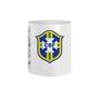 Imagem de Caneca Porcelana Rei Pelé 82 Anos CBF Brasil Camisa 10 325mL