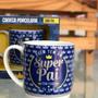 Imagem de Caneca porcelana - super pai - 300ml brasfoot