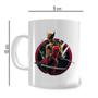 Imagem de Caneca Porcelana Wolverine e Deadpool Marvel FIlme Branca