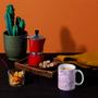 Imagem de Caneca Porcelana Xícara de Café  Com Unicórnio Kit 4 Unid