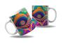 Imagem de Caneca Presente Estampa Distorcida Abstrata Psicodélica Rave