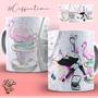 Imagem de Caneca Presente Porcelana 325Ml Tema Café Flamingo