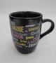 Imagem de Caneca Preta escritório home office 220ml Decorada Frases