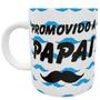 Imagem de Caneca promovido a papai bigode divertido criativo presente