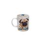 Imagem de Caneca Pug de Porcelana 330ml - Bon Gourmet