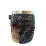 Imagem de Caneca Resina Caveira Skull Viking Martelo