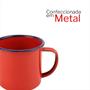 Imagem de Caneca Retrô Em Metal Esmaltado 350 ml Cores