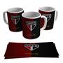 Imagem de Caneca São Paulo Tricolor Escudo 325ml