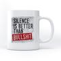 Imagem de Caneca Silence Is Better Studio Geek
