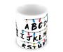 Imagem de Caneca Stranger Things Personalizada Branca Porcelana 325Ml Ref023