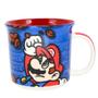 Imagem de Caneca Super Mario Vermelha E Azul Cerâmica Oficial Nintendo