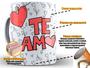 Imagem de Caneca Te Amo Pra Sempre Divertida Porcelana Xícara 325ml + Caixa Presente