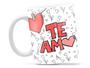Imagem de Caneca Te Amo Pra Sempre Divertida Porcelana Xícara 325ml + Caixa Presente