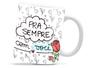 Imagem de Caneca Te Amo Pra Sempre Divertida Porcelana Xícara 325ml + Caixa Presente