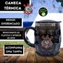 Imagem de Caneca Térmica 500ml com Tampa Time Corinthians FC Mileno Produto Oficial Licenciado