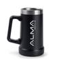 Imagem de Caneca termica aço-inox 709ml alma genius - preto