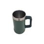 Imagem de Caneca Térmica Chopp Cerveja Inox Copo Térmico 700Ml Verde