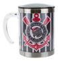 Imagem de Caneca Térmica Com Tampa 450Ml Listrada - Corinthians