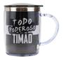 Imagem de Caneca Térmica Com Tampa 450ml Oficial Corinthians