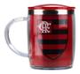 Imagem de Caneca Térmica Com Tampa Flamengo 450ml Faixa