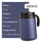 Imagem de Caneca Térmica de Inox Camada Dupla - 500ml - Preto