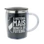 Imagem de Caneca Térmica Inox Com Tampa 450ml - Vasco Da Gama