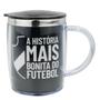 Imagem de Caneca Térmica Inox Com Tampa 450Ml - Vasco Da Gama