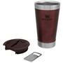Imagem de Caneca Térmica Stanley Classic Beer Pint 10-01704-093 - 473ML - com Tampa e Abridor - Vermelho
