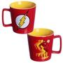 Imagem de Caneca The Flash Alça Quadrada Cerâmica 400Ml Oficial DC Comics - Zona Criativa