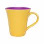 Imagem de Caneca Tulipa Bicolor Amarelo e Violeta Oxford Cerâmica 330ml