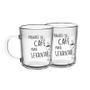 Imagem de Caneca Vidro 220ml Café para Levantar com 2 Peças