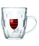 Imagem de Caneca Vidro 310ml Flamengo com Abridor Produto Oficial