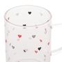 Imagem de CANECA VIDRO BOROSSILICATO RESISTENTE A CALOR LOVE 200ml