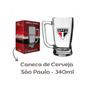 Imagem de Caneca Vidro Cerveja Chopp Taberna São Paulo Time do Coração Oficial 340 ml