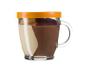 Imagem de Caneca vidro chocolate branco + creme de avela piacelli 300g