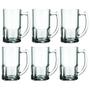 Imagem de Caneca vidro chopp 340ml c/6 ref SL0868