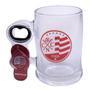 Imagem de Caneca Vidro Chopp Abridor De Garrafas 380Ml - Náutico