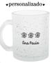 Imagem de Caneca Vidro Jateado Personalizada