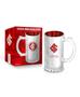 Imagem de Caneca Vidro Metalica Internacional 480ml time futebol