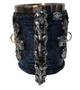 Imagem de Caneca Viking Medieval Caveiras Resinada Inox Skull 400Ml