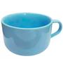 Imagem de Caneca Xícara Cerâmica Jumbo 450ml Sopa Cereal - Hr Cerâmica