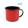 Imagem de Caneca Xícara Esmaltada Ágata 70ml Ewel Café Chá Colorida