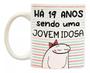 Imagem de Caneca Xícara Frases Divertida Meme Flork Aniversario