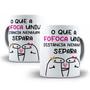 Imagem de Caneca Xícara Frases Divertida - Meme Flork