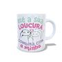 Imagem de Caneca Xícara Personalizada ''até sua loucura combina com a minha - amigas07