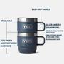 Imagem de Caneca YETI Rambler 180ml - Pacote com 2 Unidades - Aço Inoxidável com Isolamento a Vácuo
