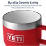 Imagem de Caneca YETI Rambler 180ml - Pacote com 2 Unidades (Vermelha) - Aço Inoxidável