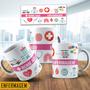 Imagem de Canecas de Porcelana Branca Personalizadas Profissões 10