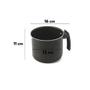 Imagem de Caneco 12cm Antiderente Preto 1,2L Alumi-Aço Linha Premium J4TECH Alumínio Antiaderente Teflon Ultra Resistente 